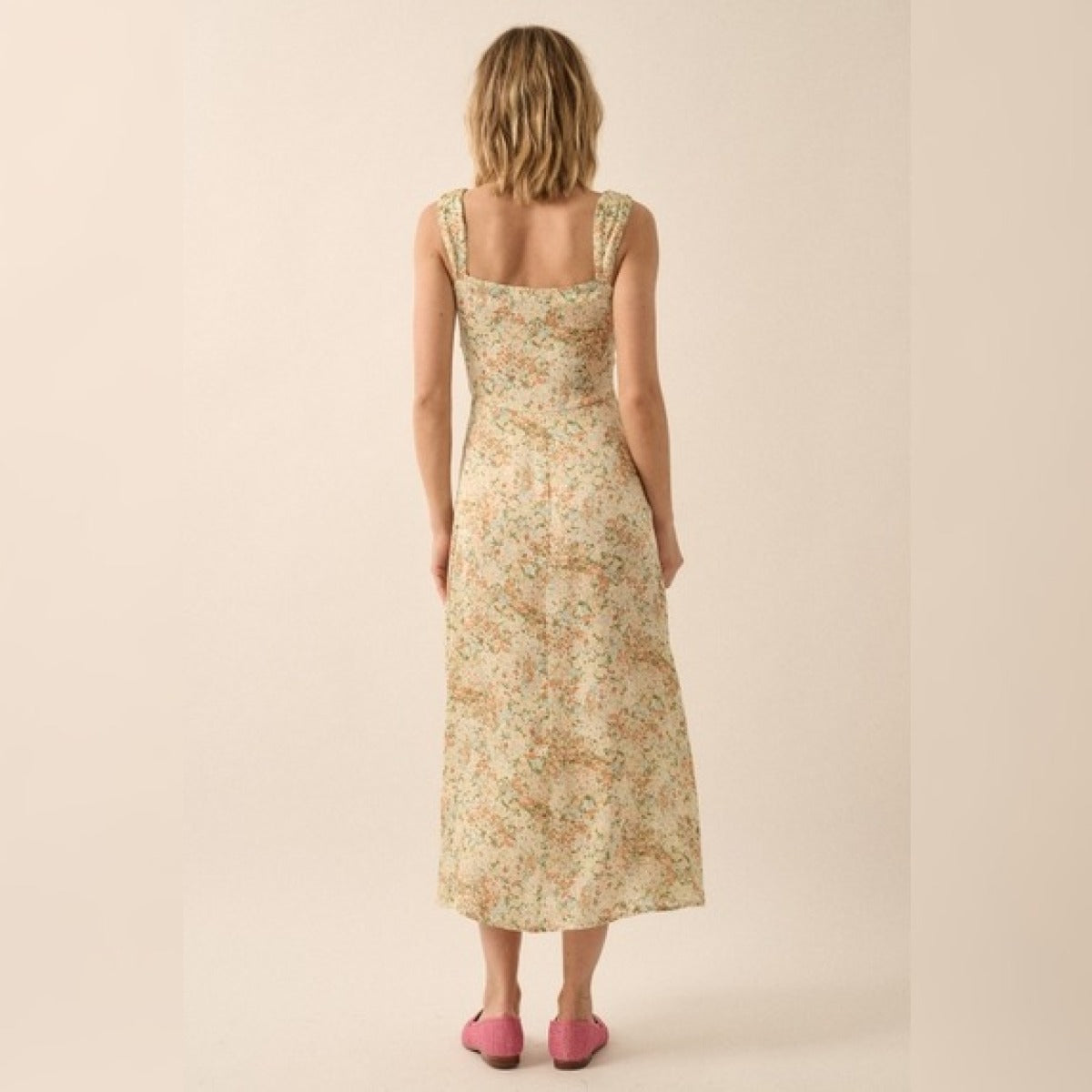 Harlow Crepe Midi Dress