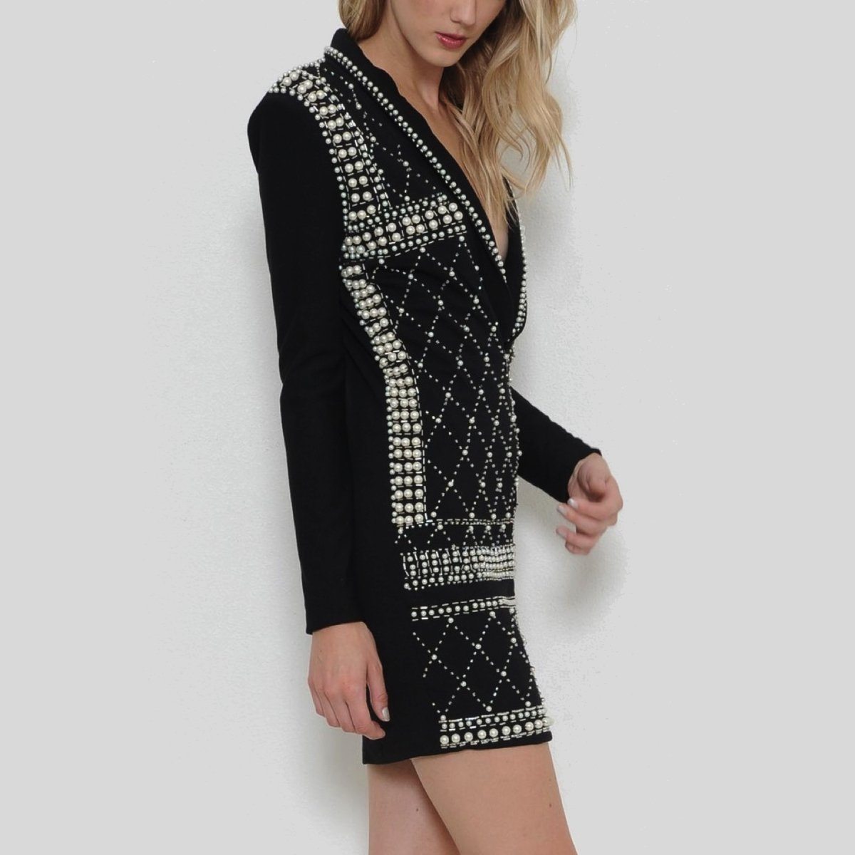 Pearl Tuxedo Dress L'atiste