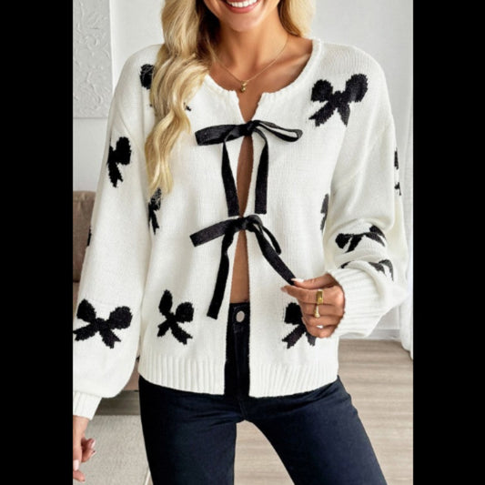 Brianna Bow Cardigan