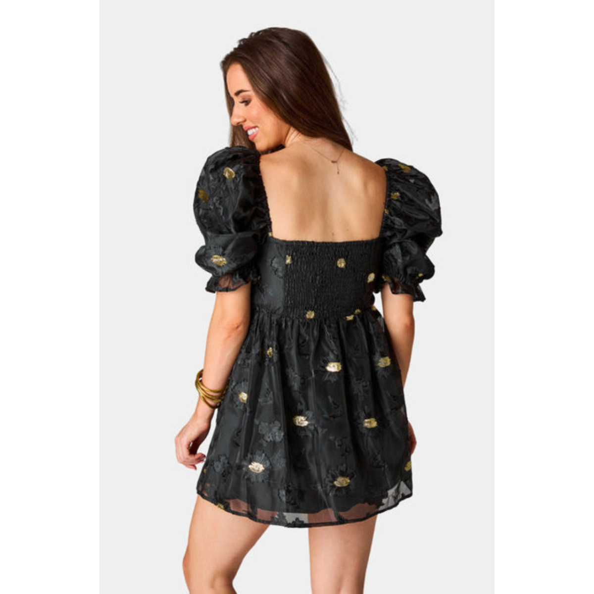 Colby Puff Sleeve Mini Dress