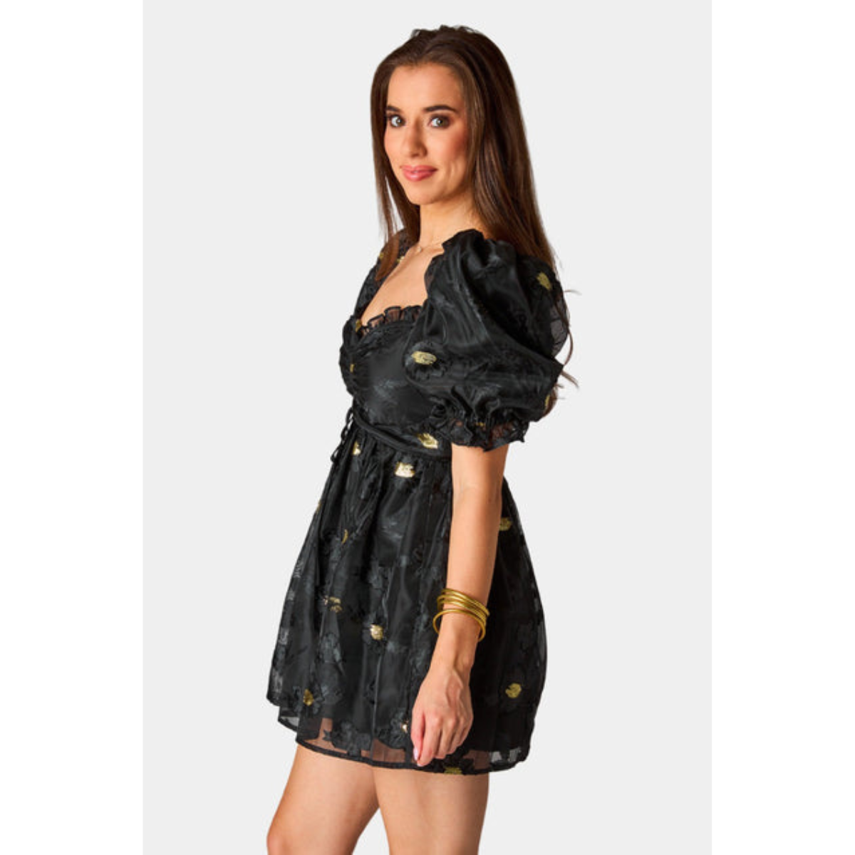 Colby Puff Sleeve Mini Dress