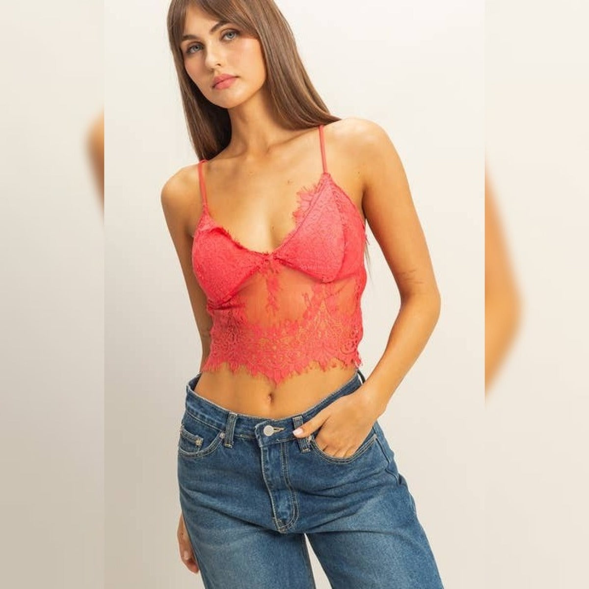 Coral Fiesta Top