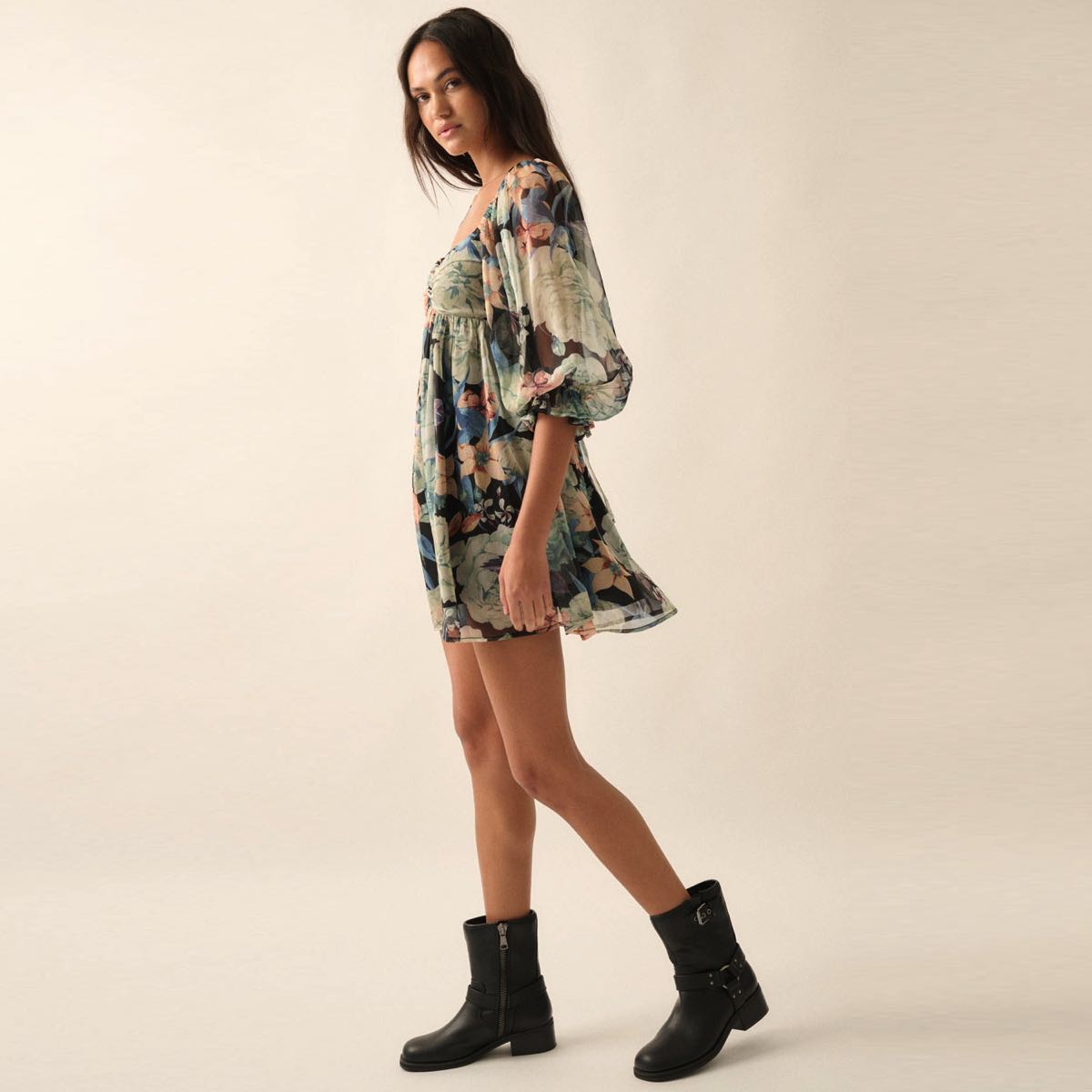 Floral Dream Babydoll Dress