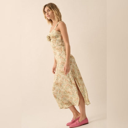 Harlow Crepe Midi Dress