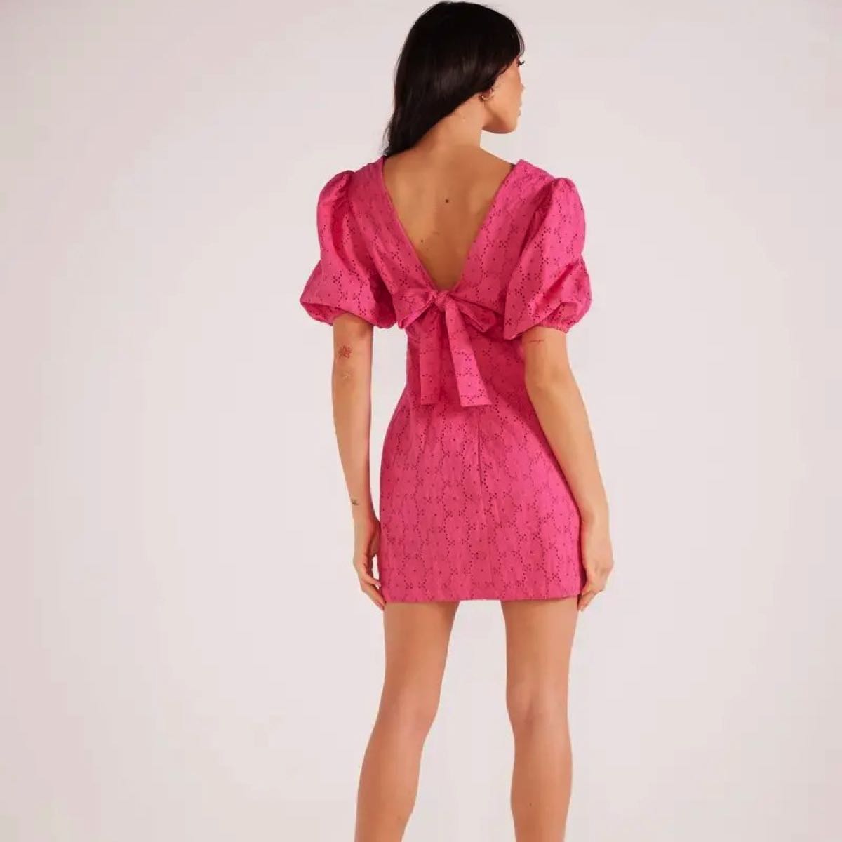 Jayne Broderie Mini Dress
