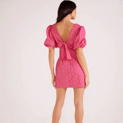 Jayne Broderie Mini Dress
