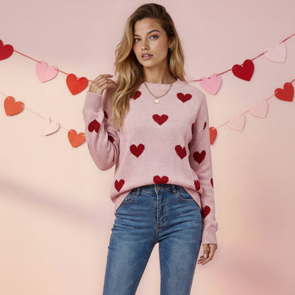 Love In The Air Heart Sweater