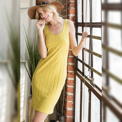 Mellow Out Ribbed Dress