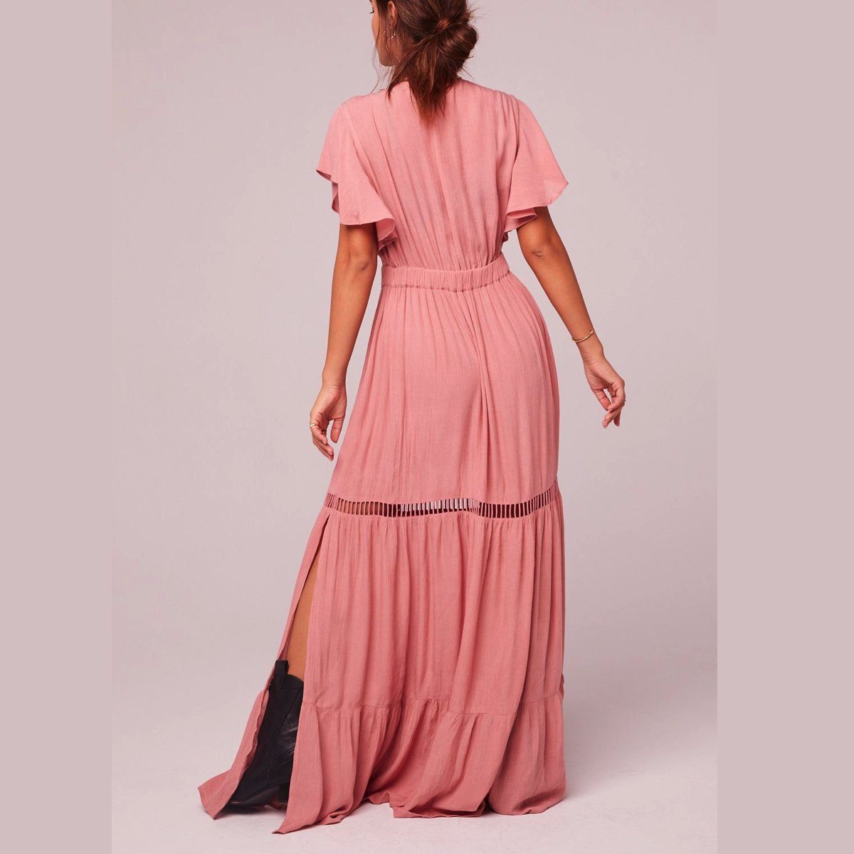 All You Need is Love Mauve Maxi Dress Band Of Gypsies 