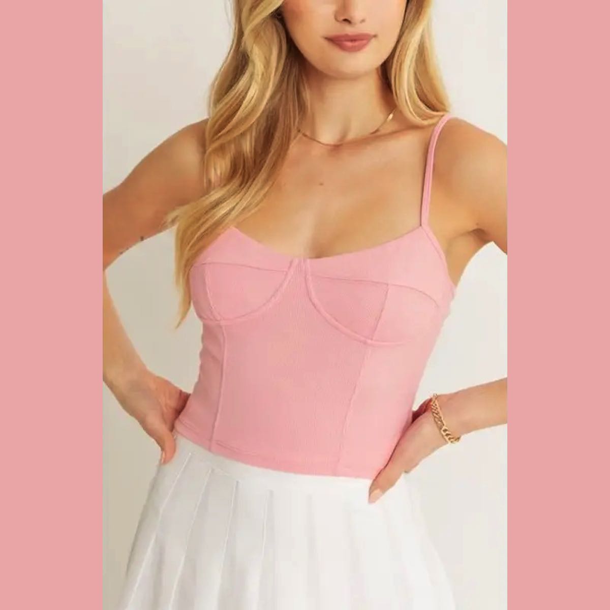 Blush Corset Cami