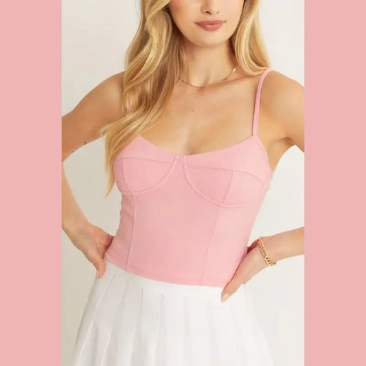 Blush Corset Cami