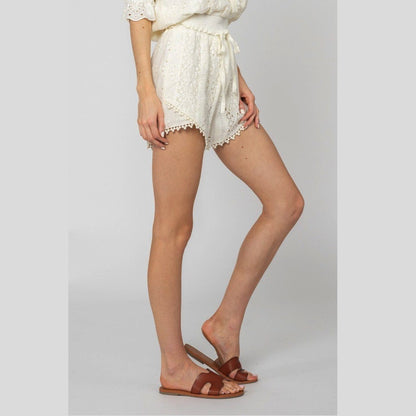 Eyre Eyelet Shorts do not display 