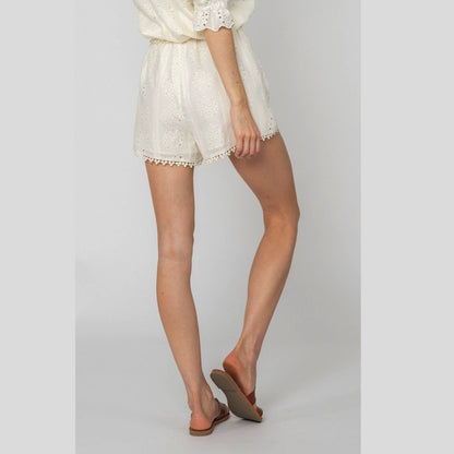 Eyre Eyelet Shorts do not display 