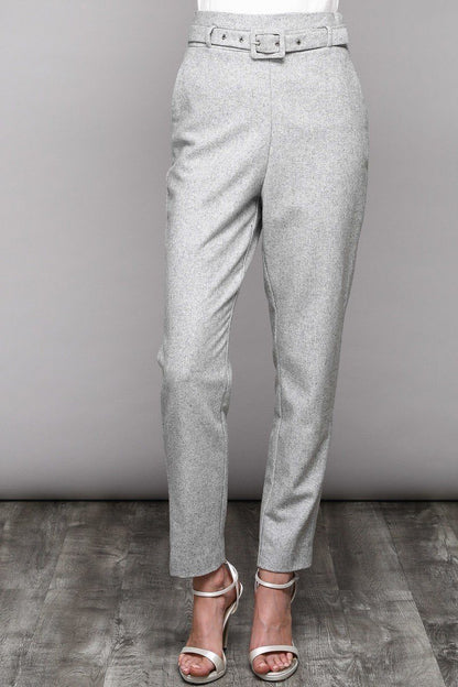 Grey Belted Trouser pant Do+Be 