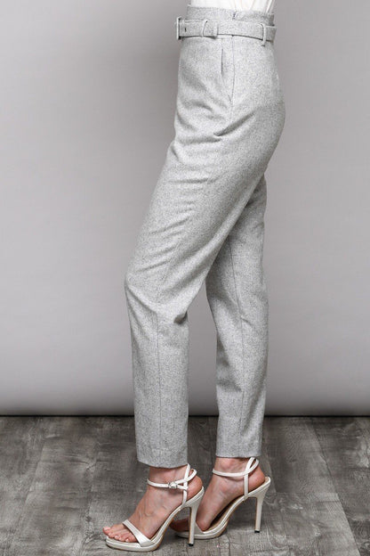 Grey Belted Trouser pant Do+Be 