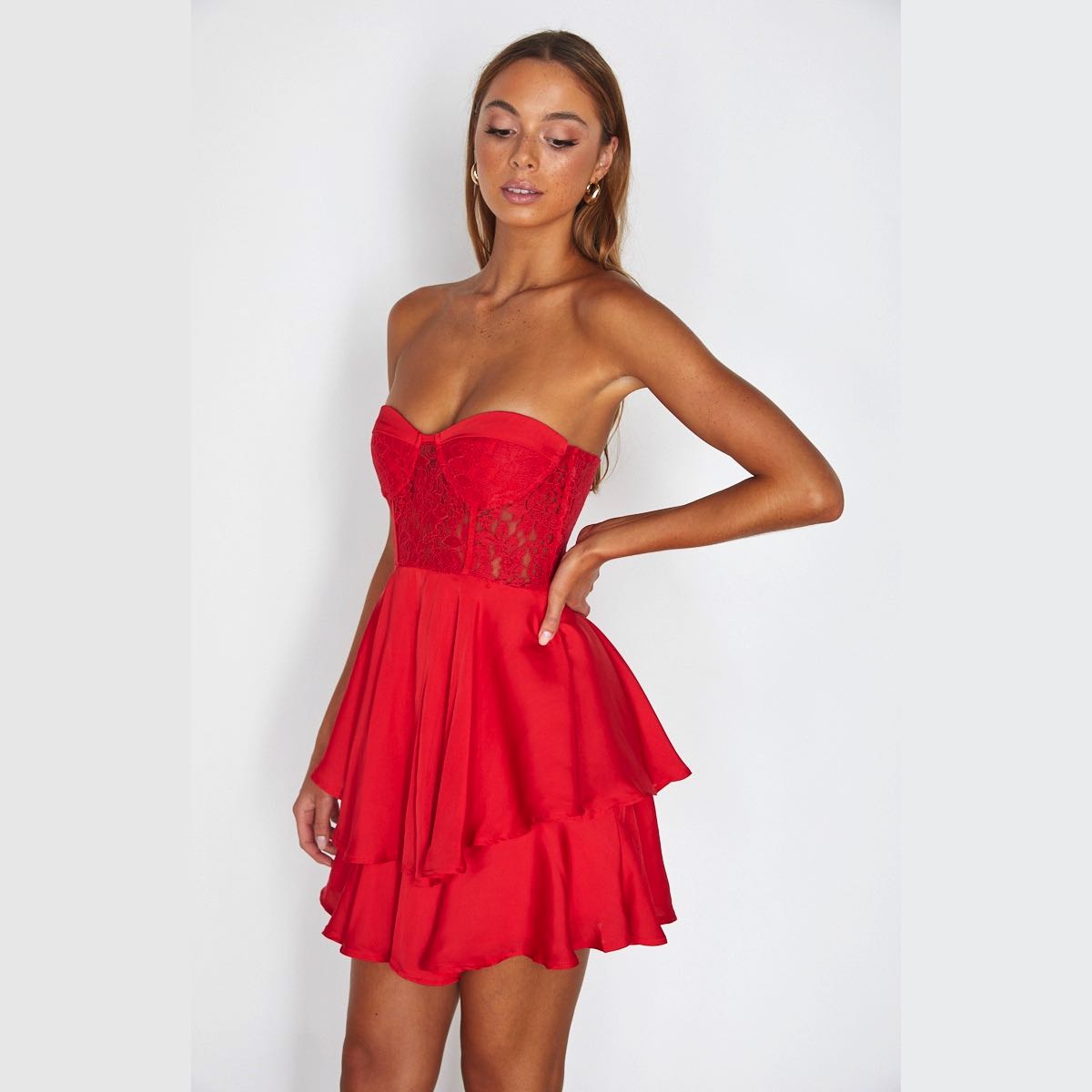 Live It Up Bustier Dress