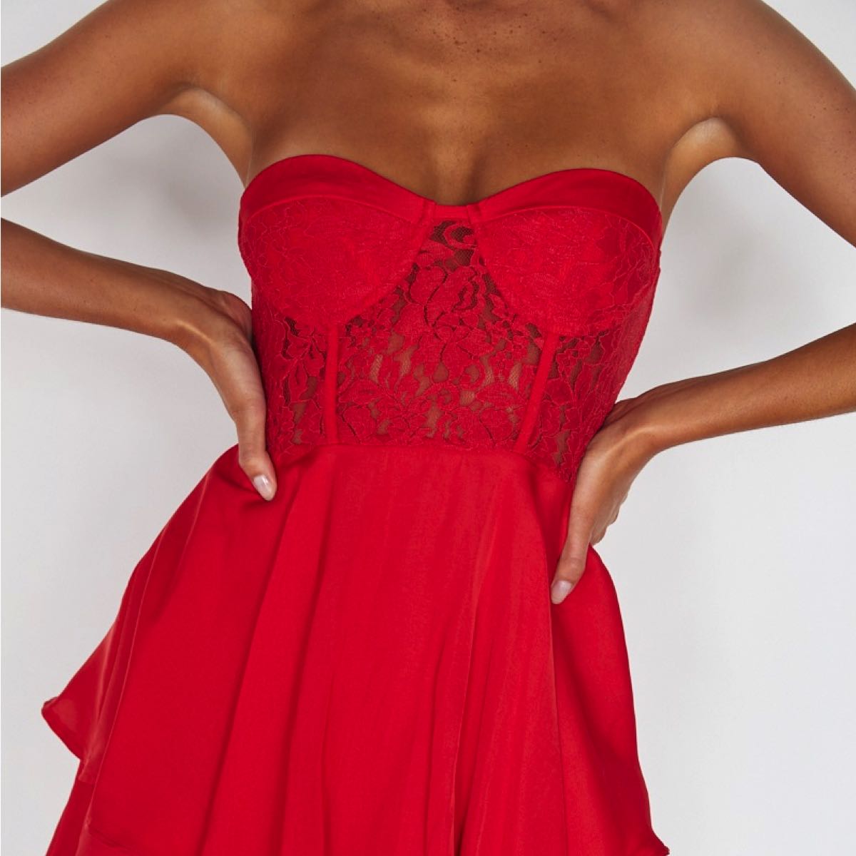 Live It Up Bustier Dress