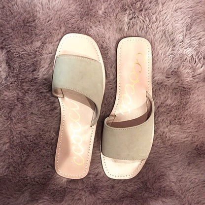 Maui Slides in Taupe
