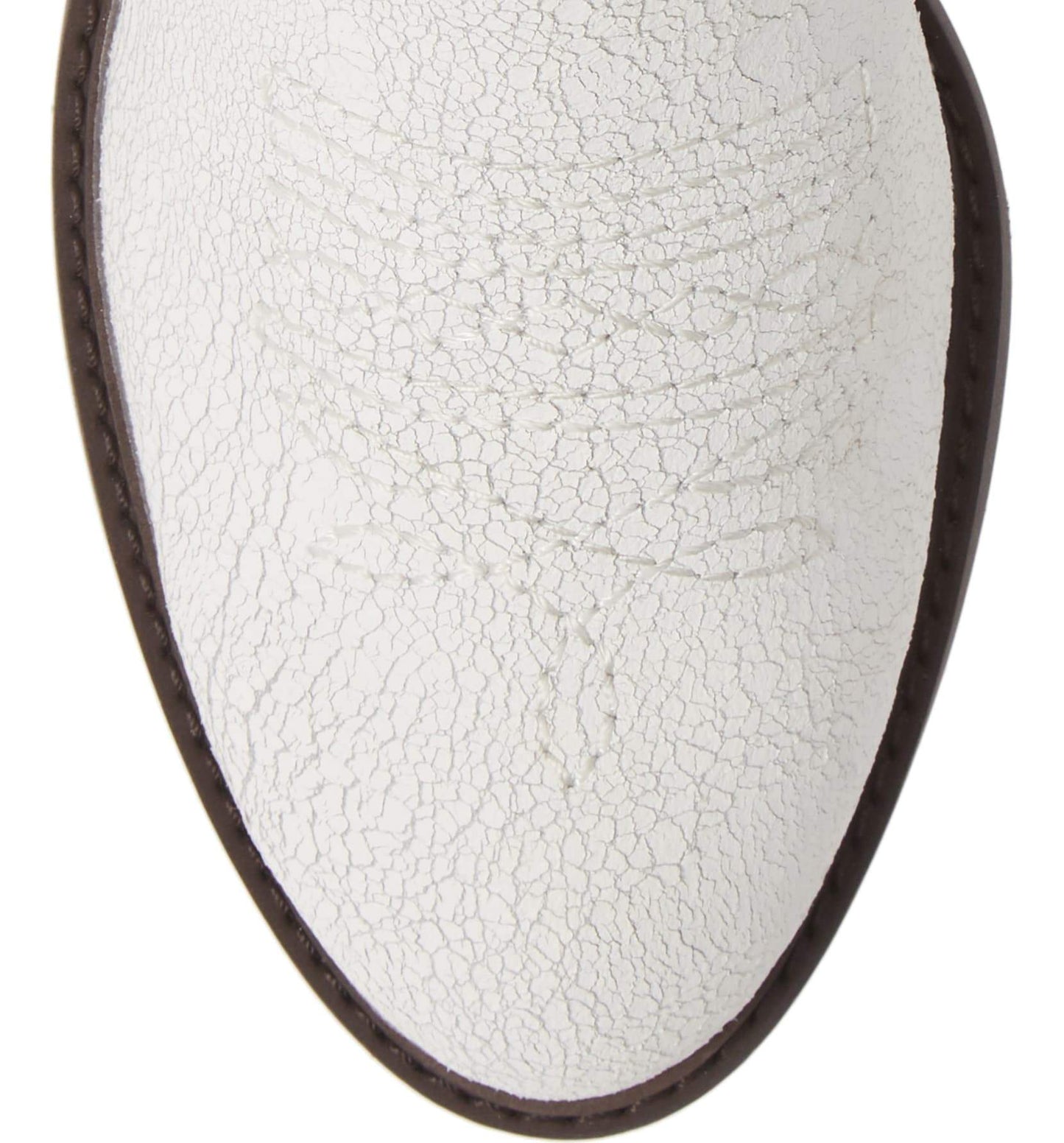 Montrose White Crackle Leather Booties Band Of Gypsies 