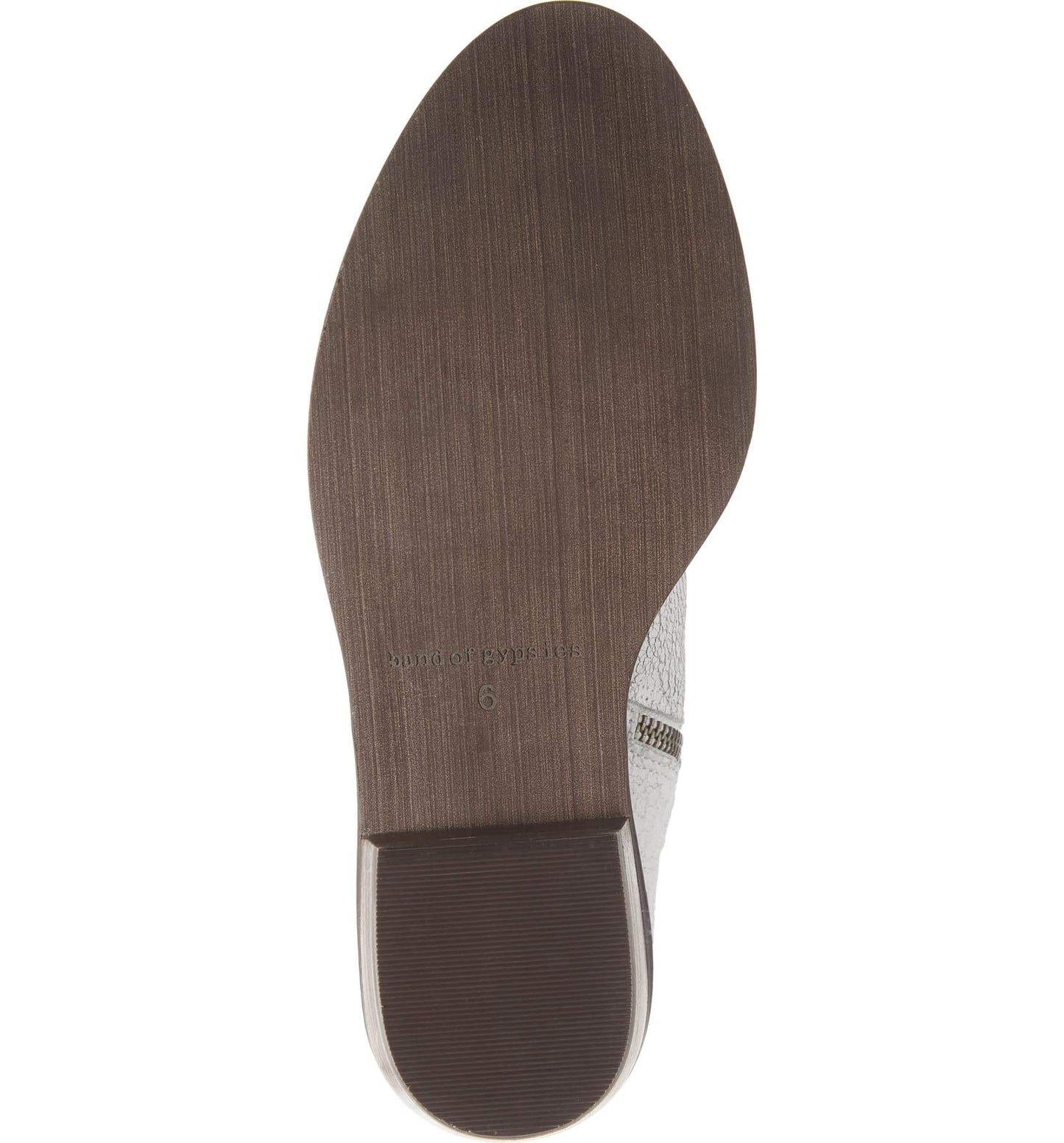 Montrose White Crackle Leather Booties Band Of Gypsies 