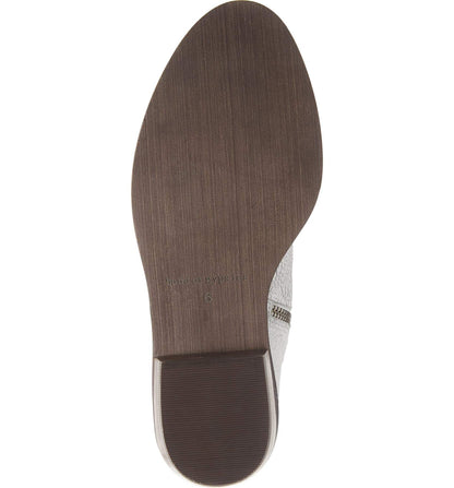 Montrose White Crackle Leather Booties Band Of Gypsies 