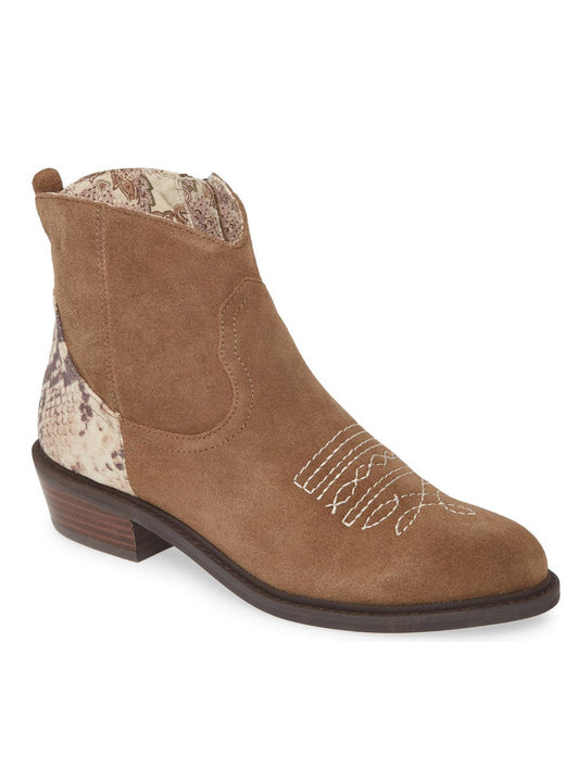 Montrose Natural Snake Skin Leather Booties Band Of Gypsies 