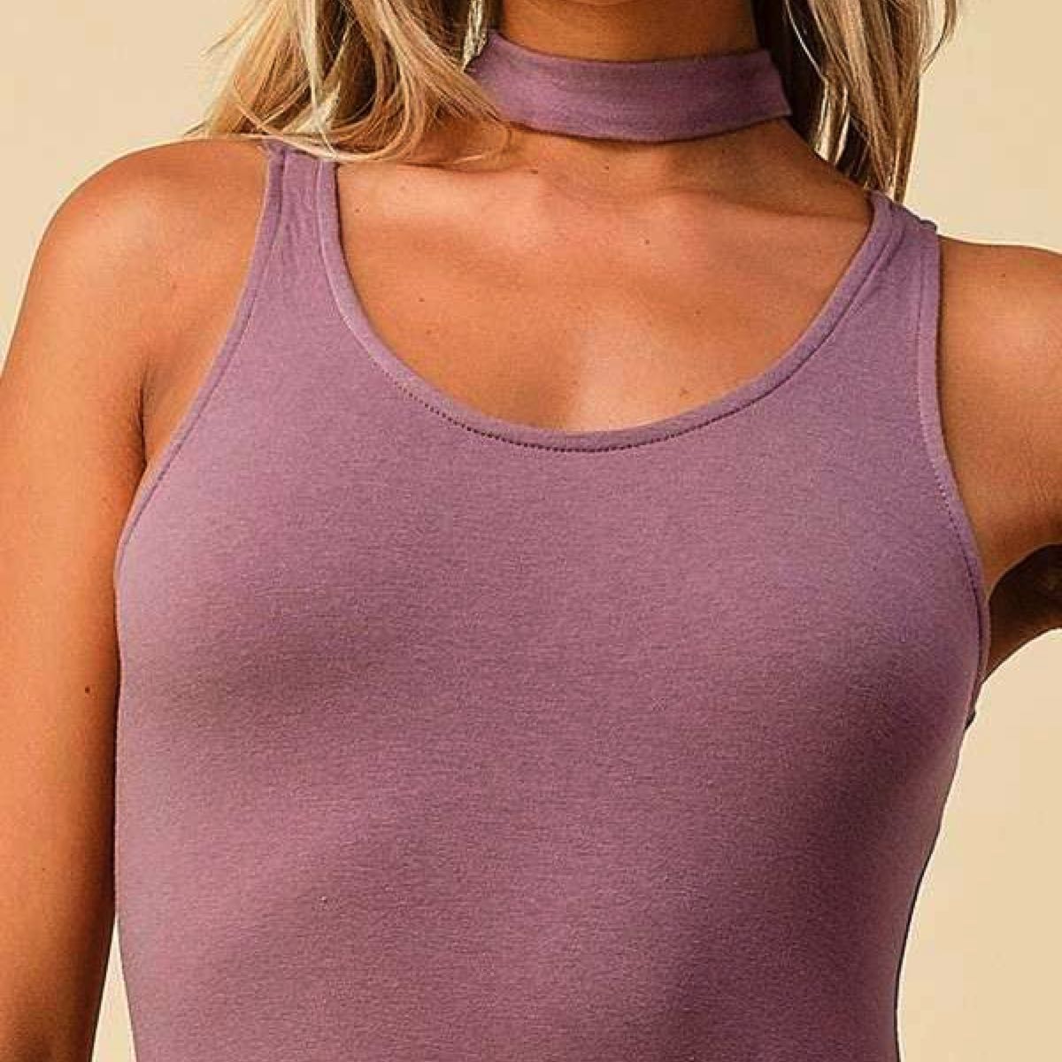 Plum Choker Dress