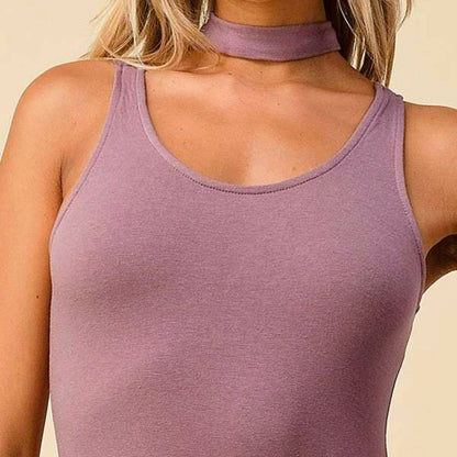 Plum Choker Dress