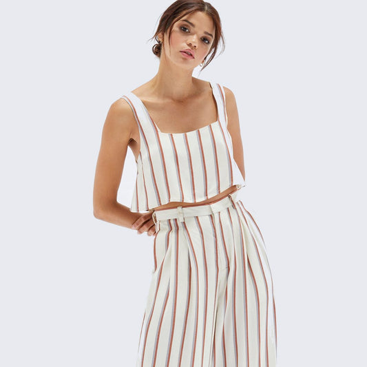 Simin Striped Top