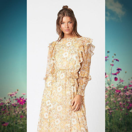 Sunshine Floral Maxi