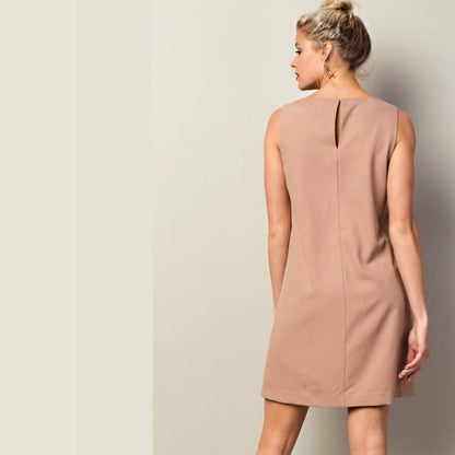 Tan Lace Peep Dress do not display 